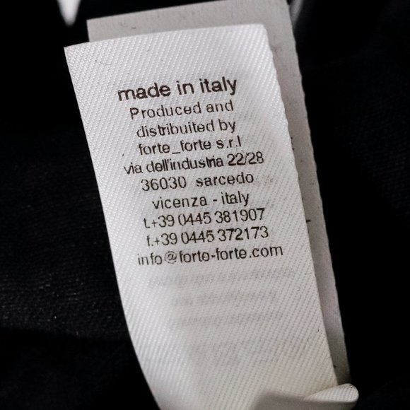 Forte_Forte Black Linen Front Tie My Jacket - Picture 12 of 12